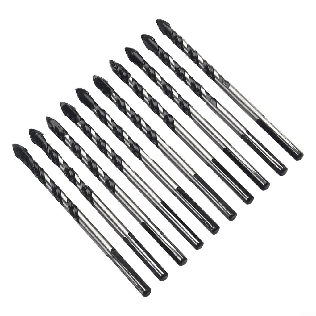 Drill Bits 10PCS 6mm Drill Bit For Porcelain Tile Concrete Brick