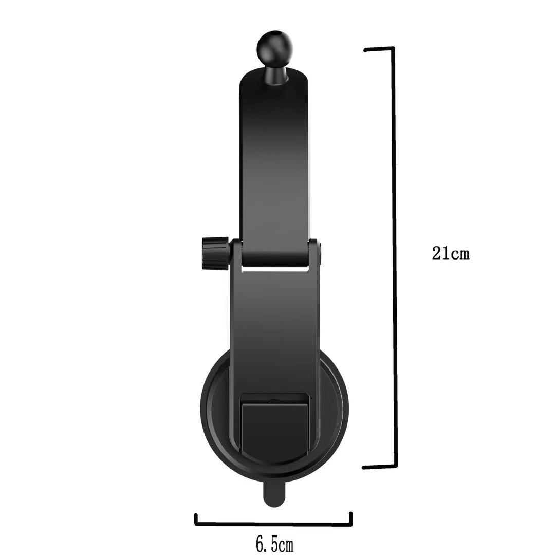 Waterfall Style Car Phone Holder with Suction Cup and One-Button Release