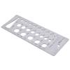 Drill Gauges 1.5-12mm Stainless Metric Bit Gauge for Accurate Measurement Equivalent Bolts And Wire Diameter Index Gauge