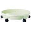 Yamato Plastic Bowl Plate Caster Plate 40 Type Ivory 410×H105
