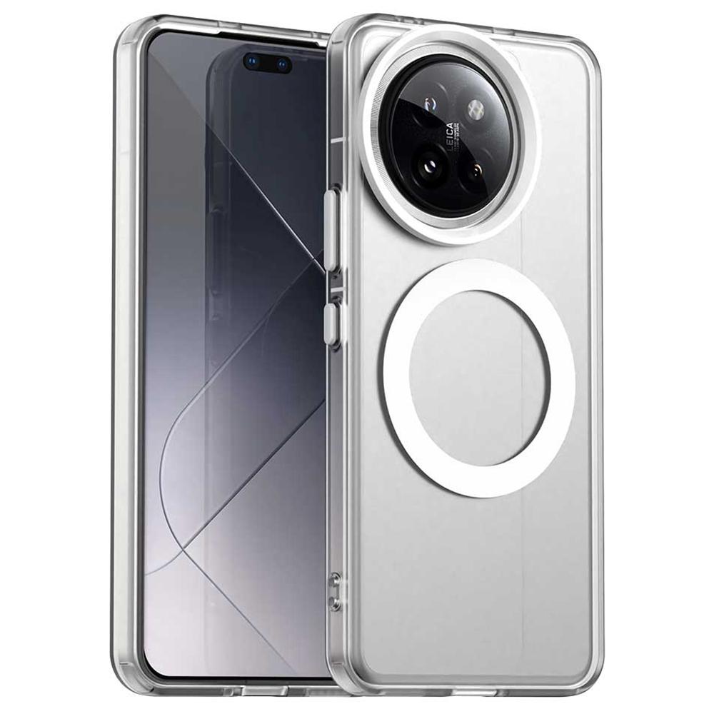 For Xiaomi 14 Civi 5G/Civi 4 Pro 5G Case Compatible with MagSafe PC+TPU+PET Anti-Drop Phone Cover