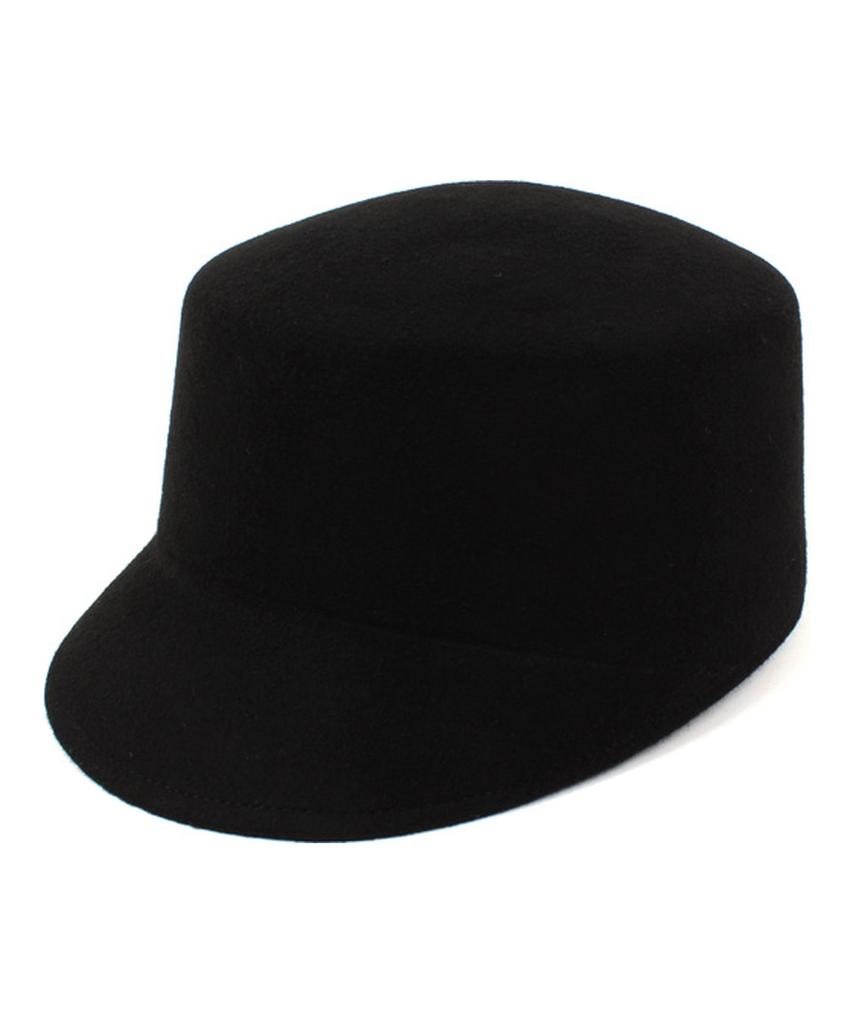 Yunibeosyeolkemiseuteuli Wool Black Riding Cap