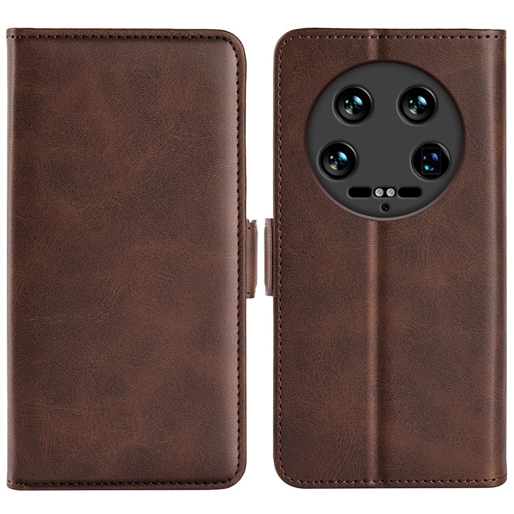 For Xiaomi 14 Ultra Phone Cover Magnetic Clasp Leather Phone Case with Wallet