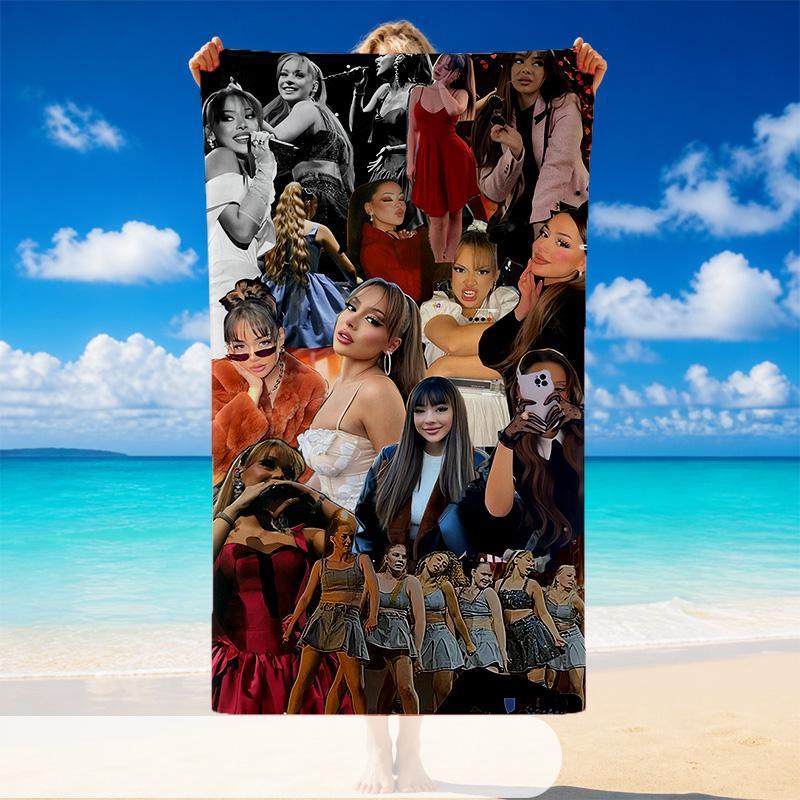 Ayliva Beach Towel, Soft Large Absorbent Towel For Beach Swimming Pool Travel Vacation