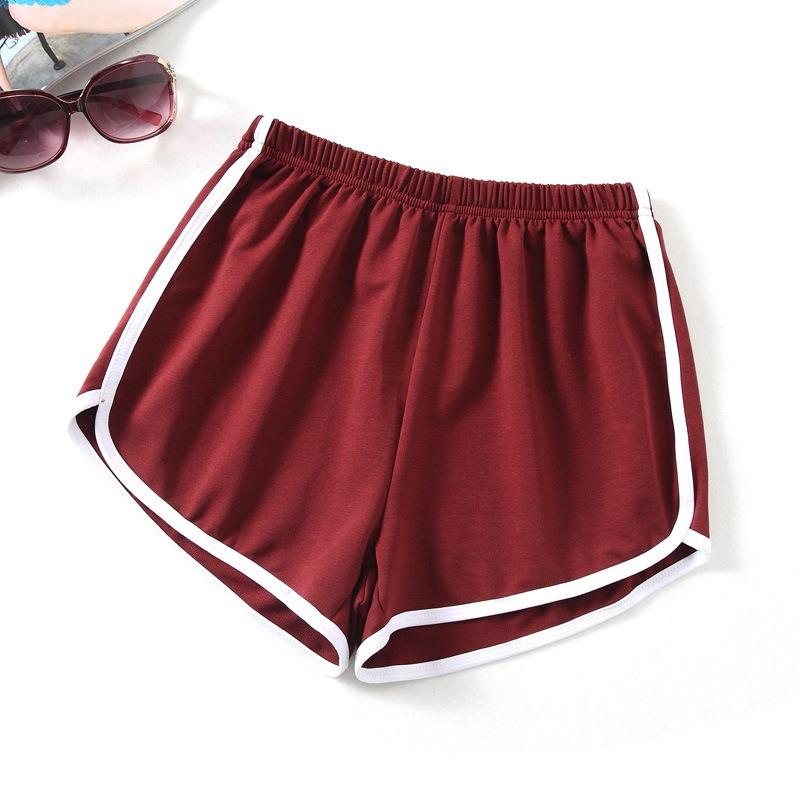 Sportshorts Damen Sommer Lässig Mode Stromlinienförmig Baumwolle Dreiviertelhose Neu Koreanische Version von Strand Hotpants