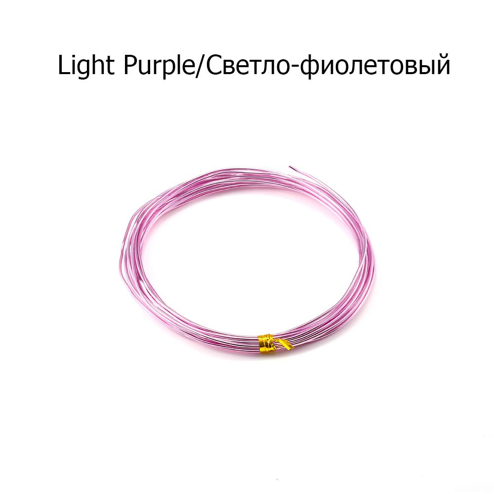2-10M/Roll Soft Anadized Metal Aluminum Wire Versatile Painted Handmade Craft Floristry Wires For DIY Earrings Jewelry Makings