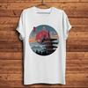 Edo Ukiyo Death Shinigami On Five-Story Pagoda,Goju-no-To,Funny Anime Tshirt,White Casual Short