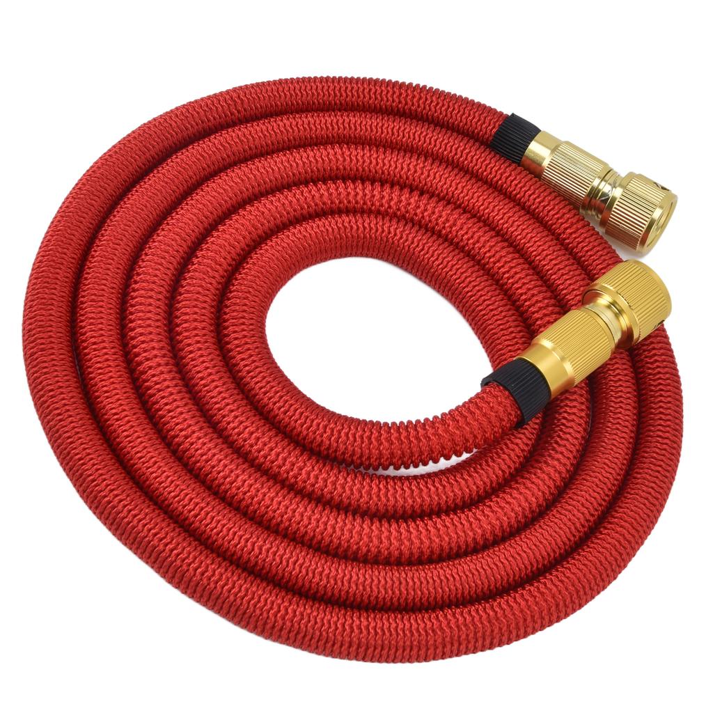 Water Hose Expandable Brass Quick Connector Garden Water Pipe for Watering Car Wash 24.6ft