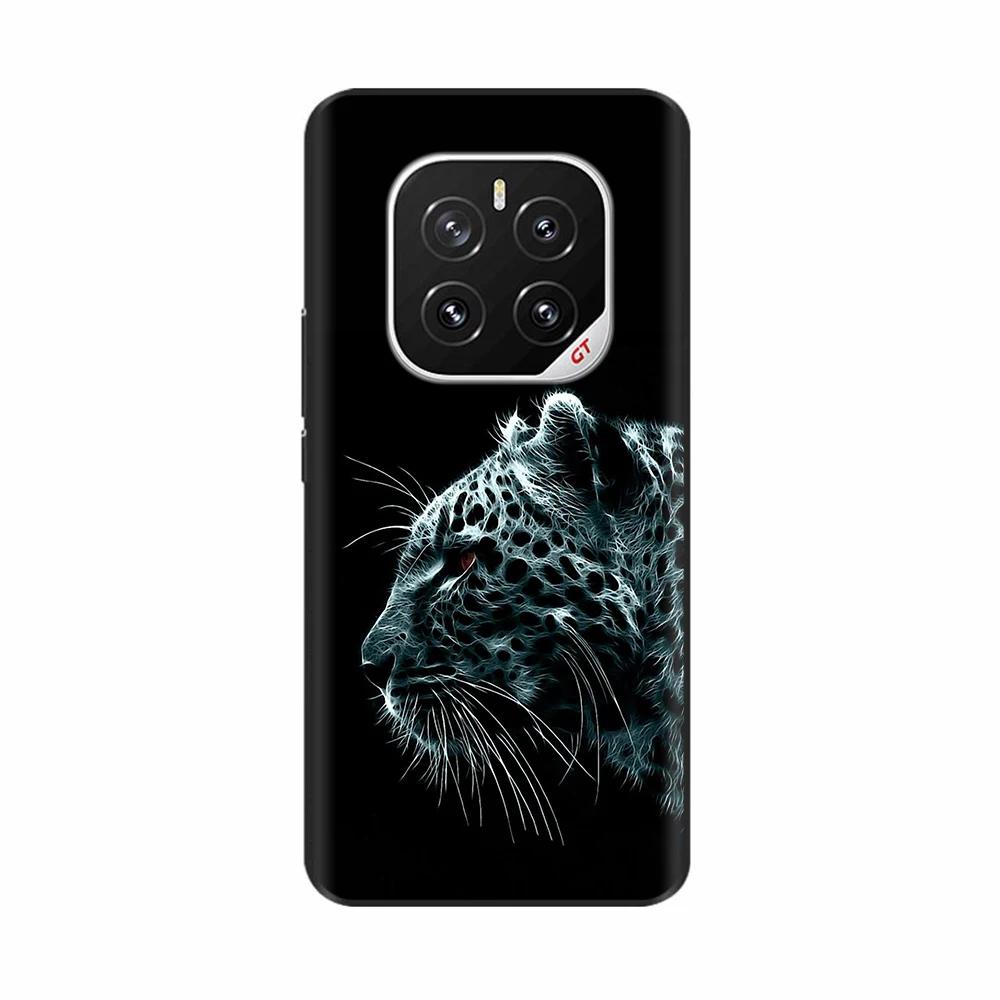 Painted Cover For Honor GT Pro Phone Case for HONOR GTPro Soft Black Silicone Back Cover Shockproof Protective Shell Para Hoesje