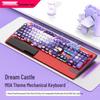Langtu K1000MOA Mechanical Gaming Keyboard - Wired 104-Key Blue Switch, PBT Keys, for Esports & Office.
