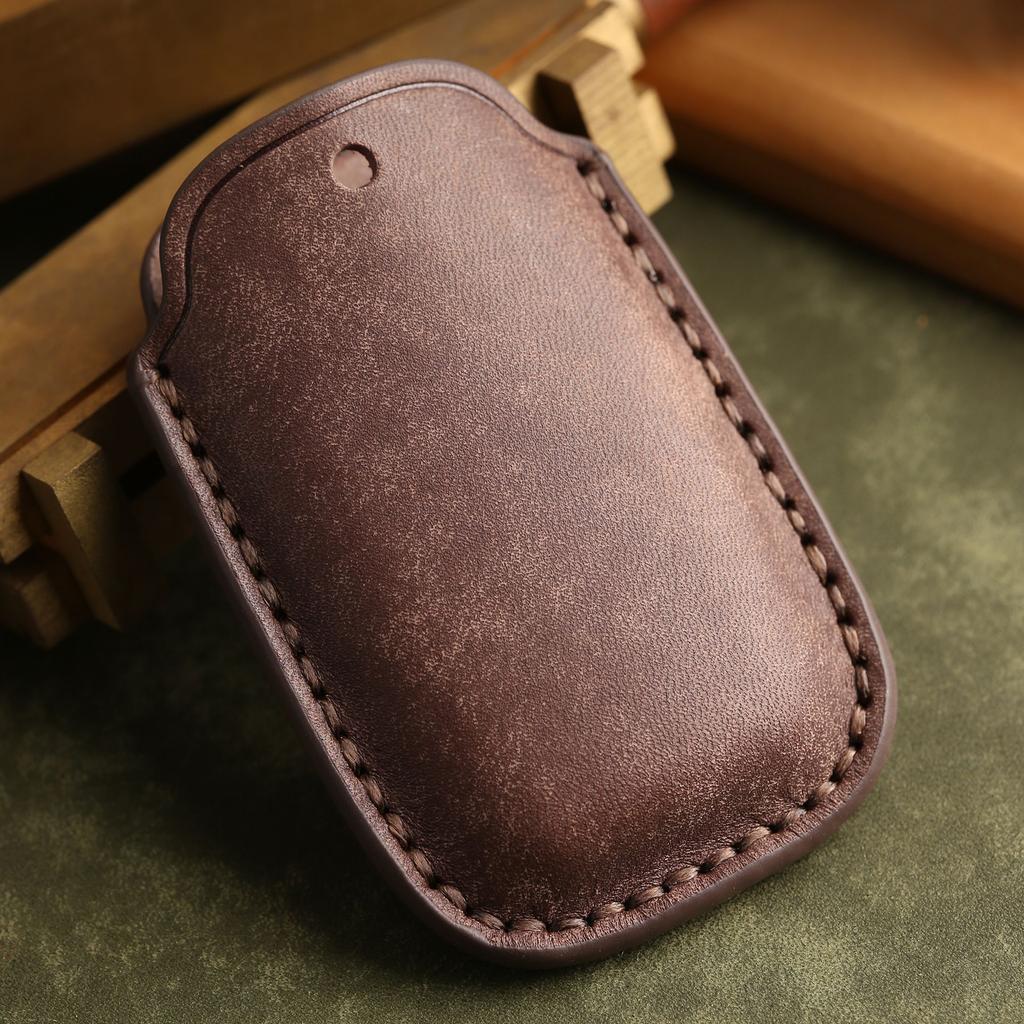 Customized for Kia K3 key set K4 Smart Run kx3 Sorento car leather pure handmade protective bag buckle