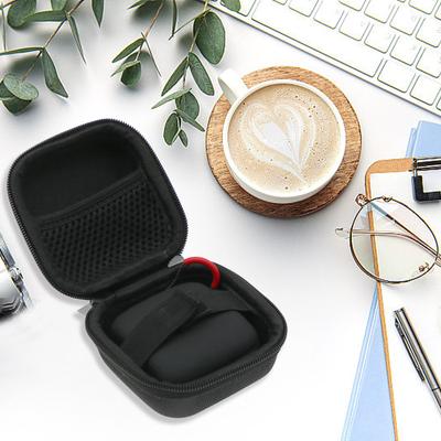 Estuche rígido de viaje de EVA, bolsa de almacenamiento a prueba de polvo con bolsillos de malla para auriculares de conducción ósea Shokz OpenFit Air