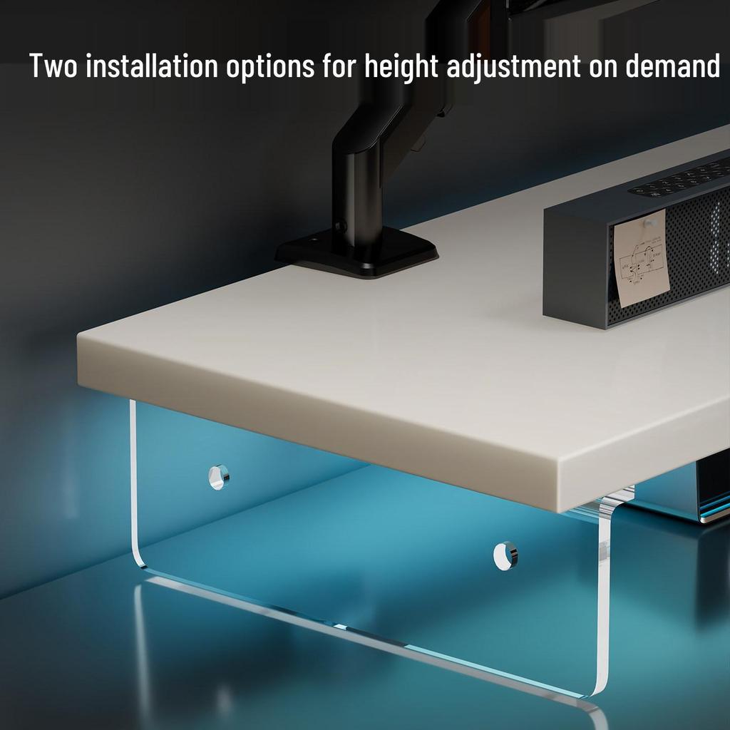 Creative E-sports Acrylic Laptop Stand with Adjustable Desktop Display Support