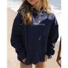 2025 Women's Drop Shoulder Hawaii Hibiscus Hoodie – Trendy European Size