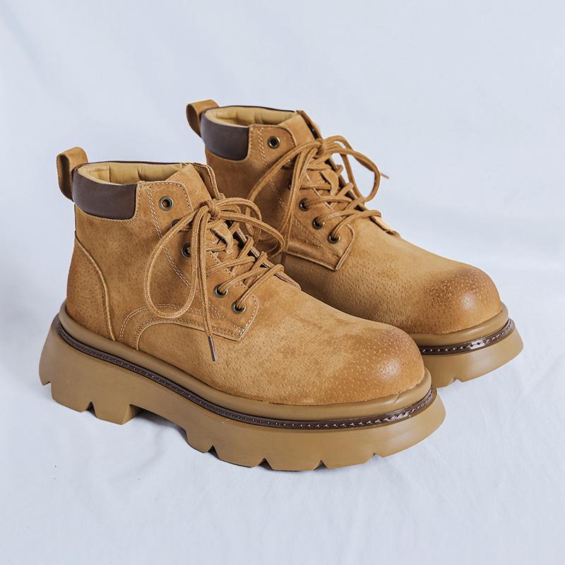 

Кожаная обувь для мужчин Натуральная кожа Обувь больших размеров Высококачественная дизайнерская формальная обувь Повседневная обувь Для бизнеса 44 жёлтый