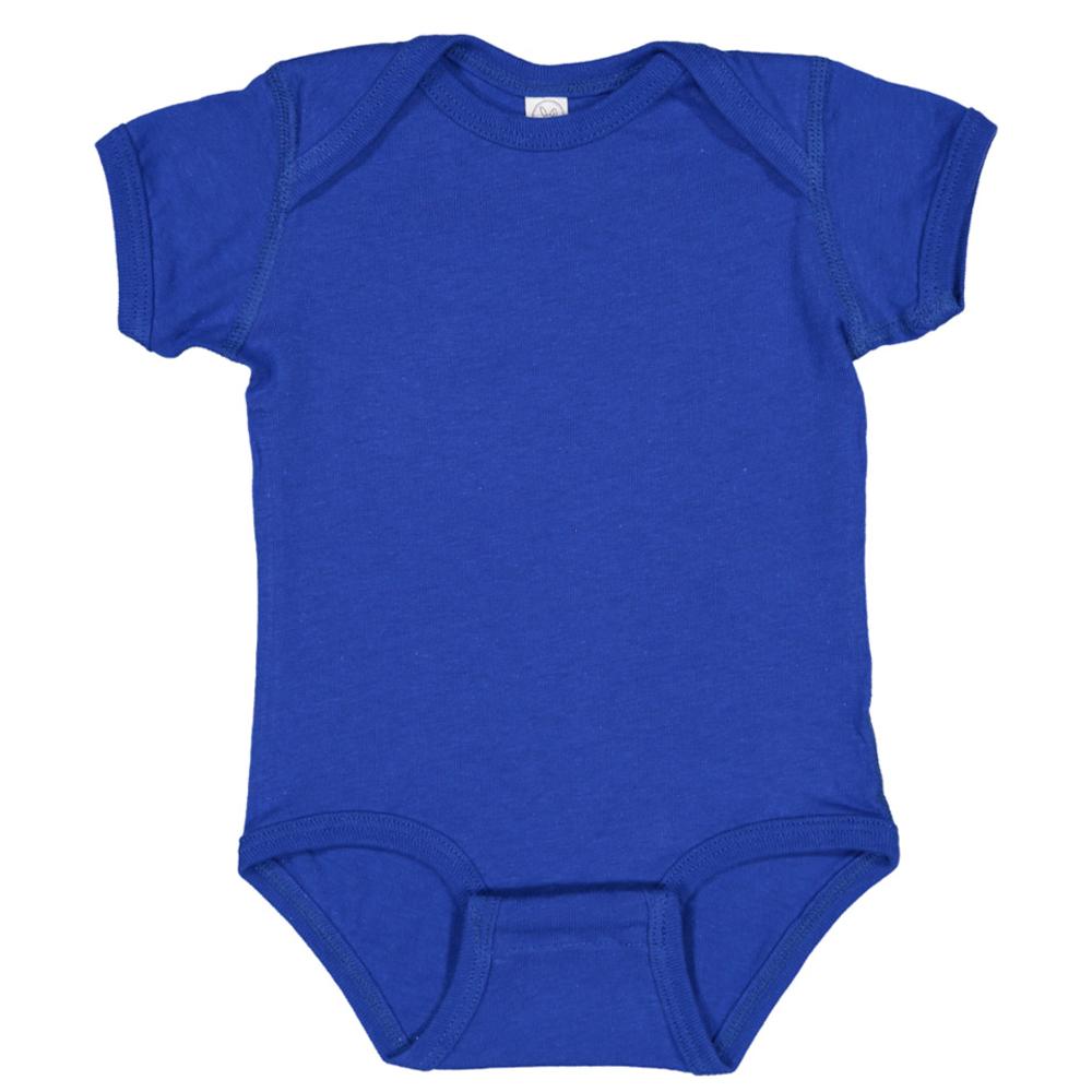 Rabbit Skins Baby Fine Jersey Short-Sleeved Bodysuit