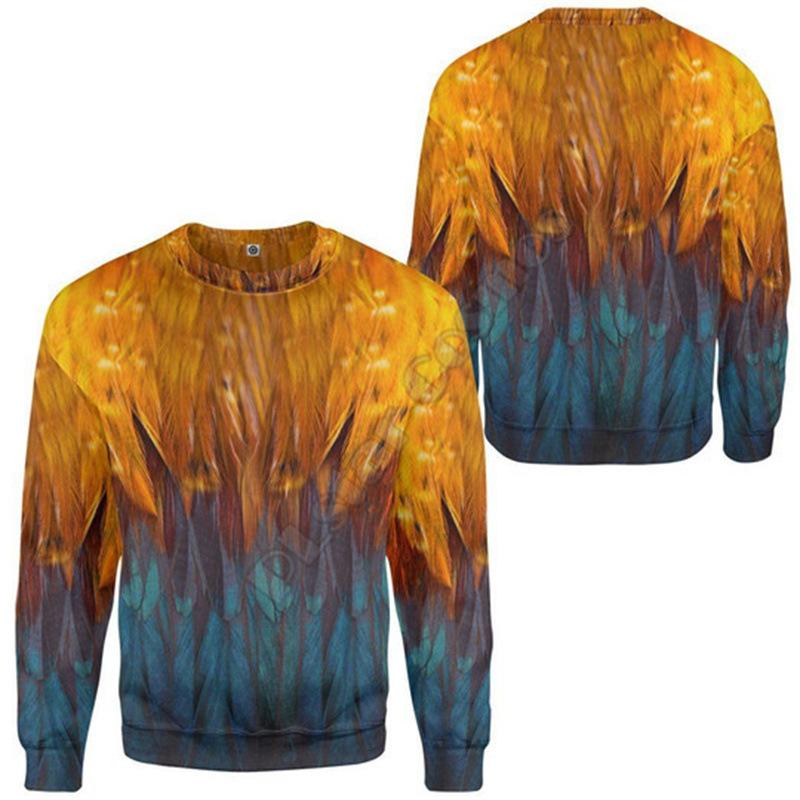 Digital bedrucktes Herren Langarm-Sweatshirt Locker und bequem Rundhals-Pullover-Oberteil