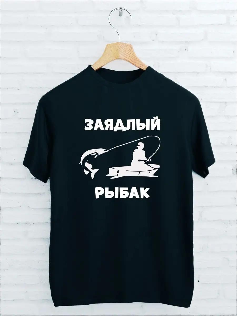FISHERMAN Print T-shirt L