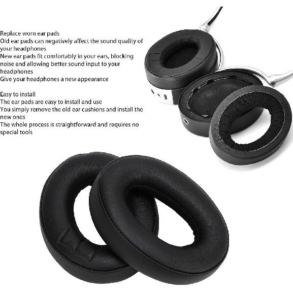 Replacement Ear Pads for Parrot ZIK 1.0 Headphone, Comfort Ear Cushions Replacement kit, High Density Memory Foam Ear Cover for Parrot ZIK 1.0, 2