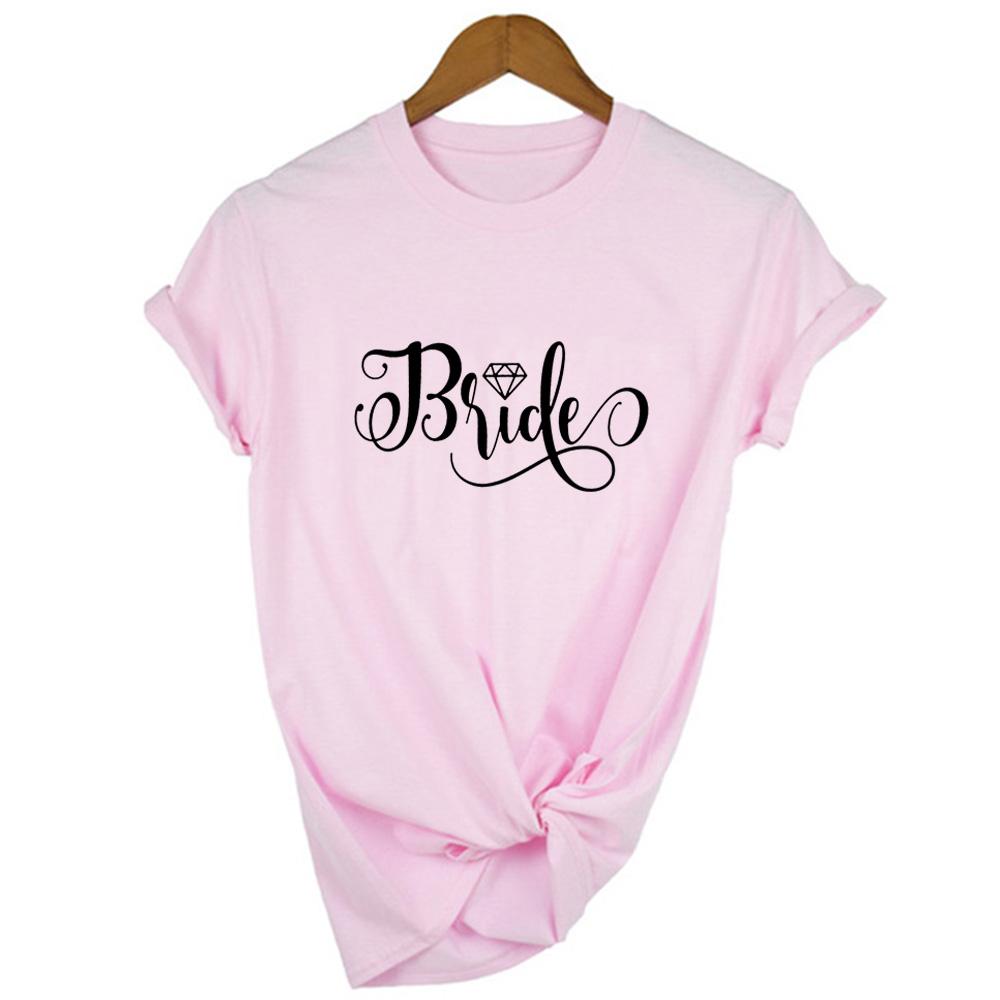 1 Pcs Groom And Bride Wedding Party Clothes Bachelorette Party Couple Matching T Shirt Graphic Tee
