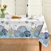 Summer Sealife Conch Starfish Rectangle Waterproof Tablecloth Party Decor Washable Kitchen Dining Tablecloth Picnic Dinner Decor