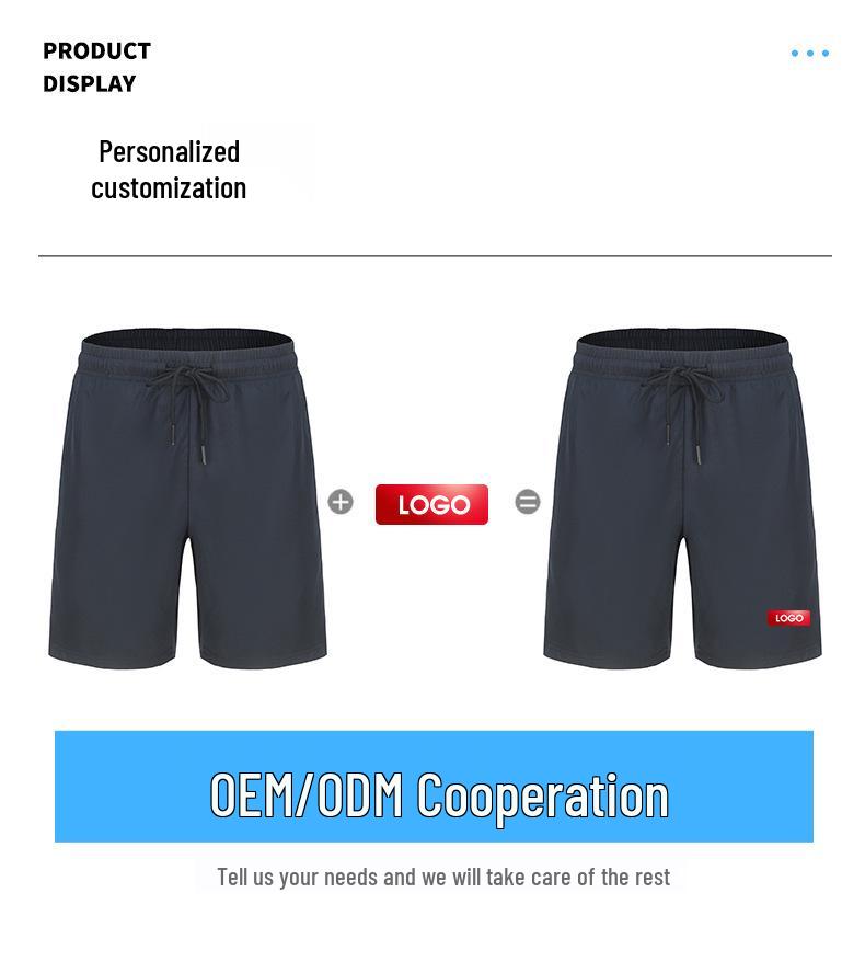 Men's Quick-Dry Breathable Three-Point Running Shorts for Summer Fitness