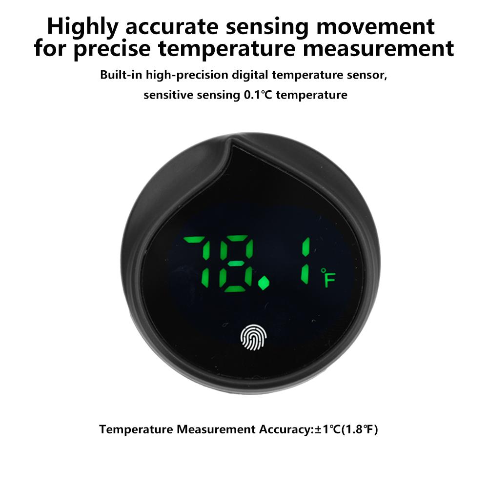 LED Digitales Aquarium Thermometer Externes Elektronisches Temperaturmessgerät 0-60℃ Grad Celsius Temperaturdetektor für Fischtank