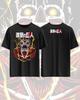 Attack on Titan Anime Tryckt Ren Bomulls T-shirt för Män och Kvinnor Casual Mode Överdimensionerad Anime Periferi Kläder T-shirt