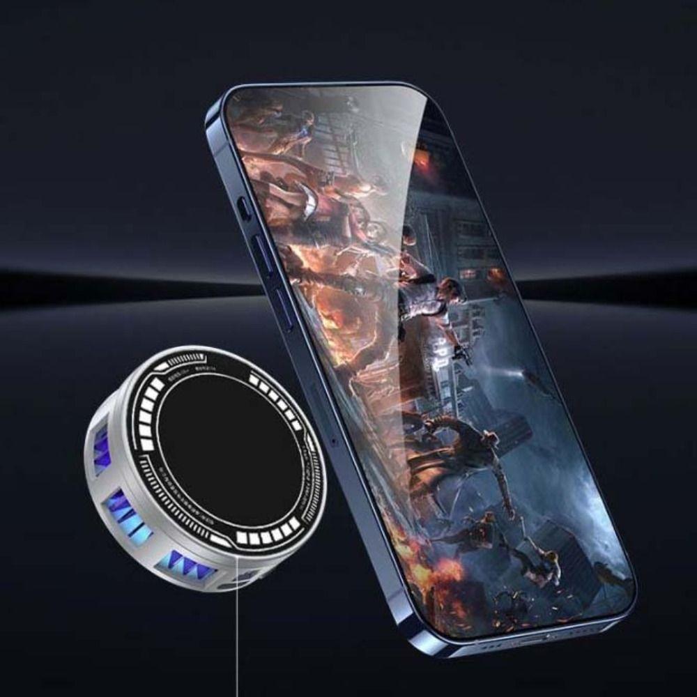 Air Cooling Portable Game Heat Sink Rechargeable LED Light Cooling Fan  Phone Accessories