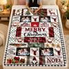 Weihnachtsthema Flanelldecke, Warme Weiche Überwurfdecke, Weihnachtsferien Hausgeschenk