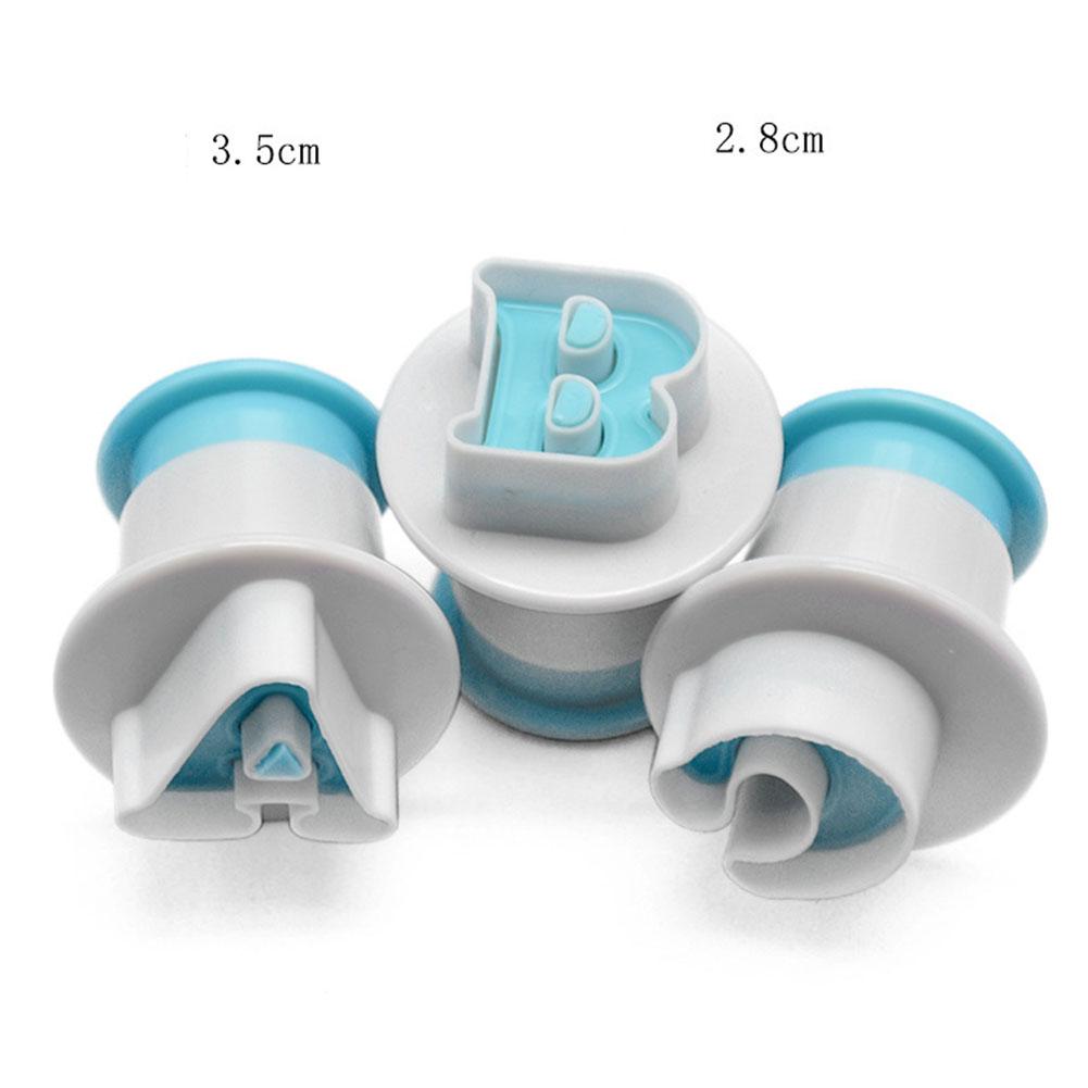 DIY Capital Letters/Numbers Shape Mold for Fondant Cream Mousse Cake Tools