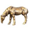 1PC Copper Alloy Horse Moss Flowerpot Fish Tank Micro Landscape Decoration Animal Mini Decorative Sculpture Collection Gift
