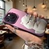 Angry White Cat Shockproof Phone Case for Iphone 16 15 14 13 12 11 Pro Max/Mini Anti-Scratch Premium Hard Cover