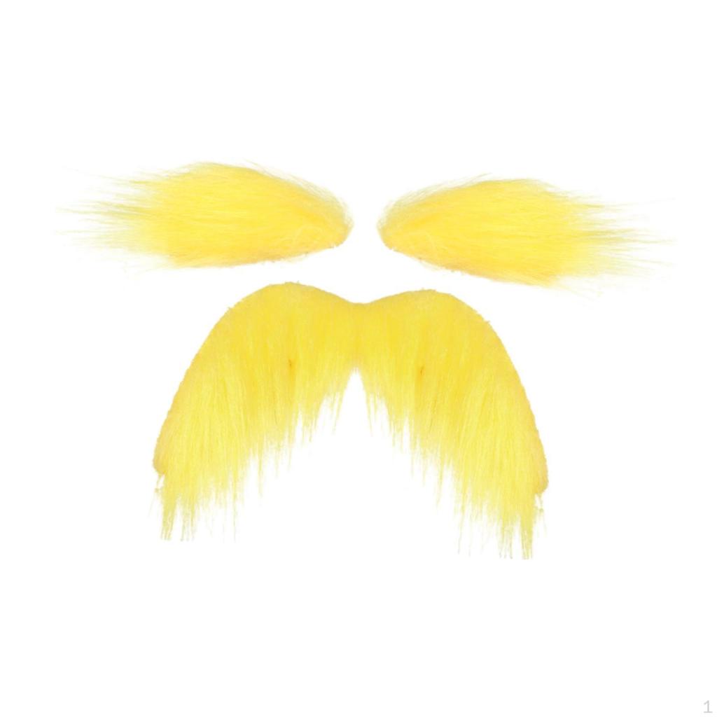 Falešný knír obočí Kostýmní doplňky Dekor DIY Make-up na karneval Slavnostní