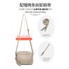Minimalist Commuter Genuine Leather Women's Shoulder Bag Casual Small Square Bag Multi-Pocket Top Grain Cowhide Crossbody Bag