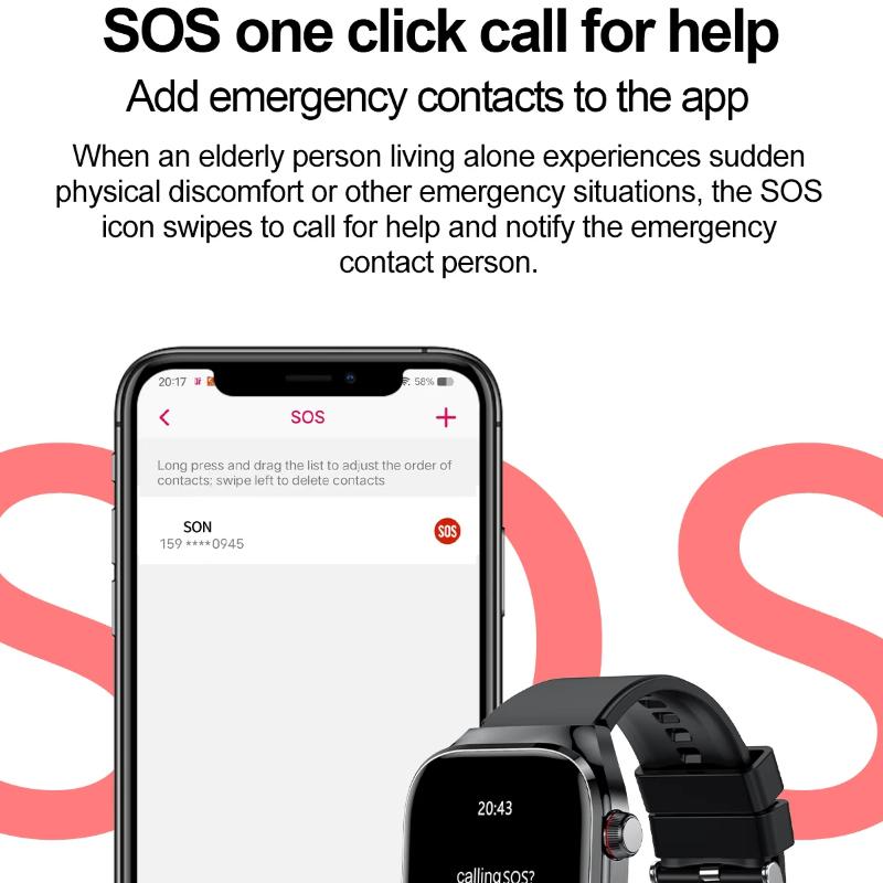 2025 New High-end Laser Detection Health HD Smart Watch Men ECG+PPG Precise BP Fat Uric Acid Call Sports Pulse Tracking Watche