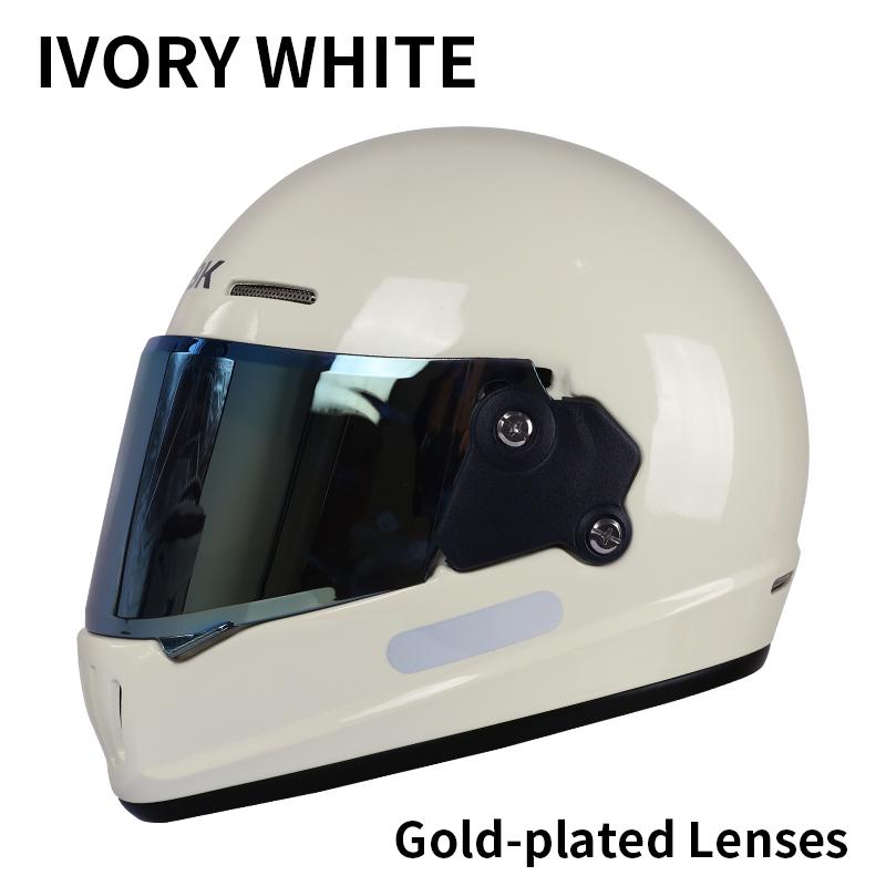 Unisex Retro Full Face Motorcycle Helmet 3C DOT Certified Four Seasons Cruise Multiple Design Options for Men And Women