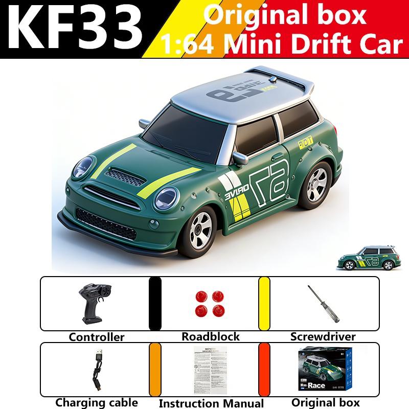 

KF20 KF33 1/64 2.4G High Speed Mini Drift Rc Car 4WD Remote Control Car Four Wheel Drive Radio Controlled Mini Racing Toy Gifts