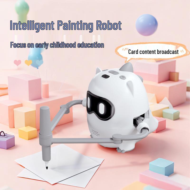 Smart Painting Robot: Early Education Drawing Aid for Kids 155*140*190MM