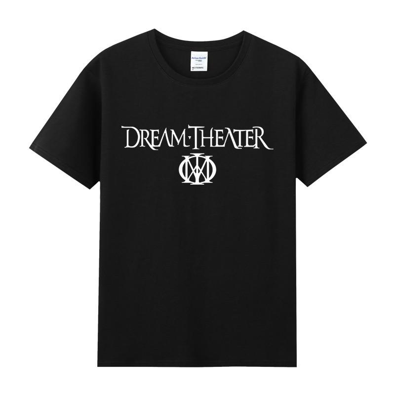 Summer Cotton Crewneck Shortsleeved Tshirt  Rock Music  Dream Theatre Band