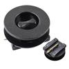 2Pcs Universal Car Floor Mounting Points Carpet Mat Mats Clips Fixing Grip Clamps Black Anti-Slip Floor Holders Sleeves