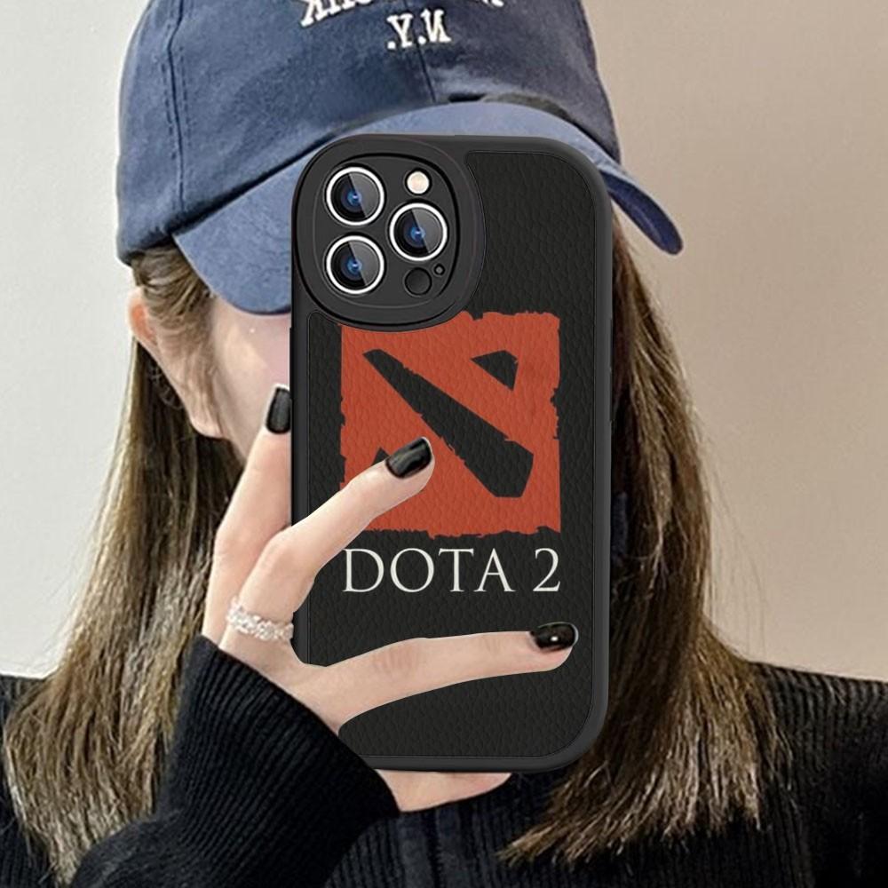 

Hot Game D-Dota 2 Phone Case Hard Leather For IPhone 16 15 14 13 12 Mini 11 14 Pro Max Xs X Xr 7 8 Plus Fundas iphone 11