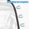 Full Shading Car Sunshades Titanium Silver Adhesive Coating Thermal Insulation Sun Protection Fully Shading Magnetic Curtains