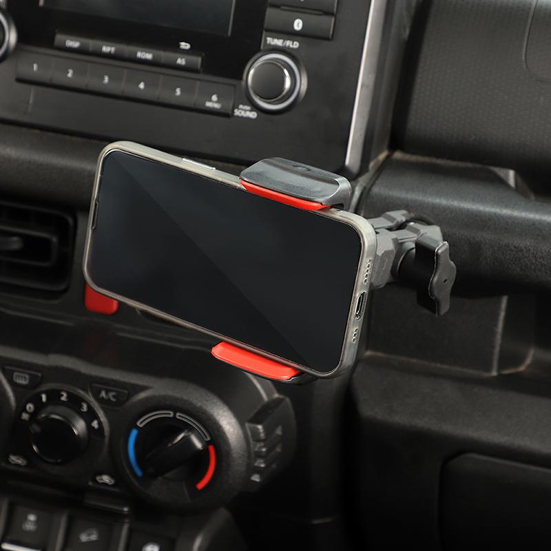 Car Co-pilot Handle Expand Phone Holder Mobile Phone Bracket GPS Phone Stand Bracket  Fit For Suzuki Jimny 2019 Up Car Interior Accessories