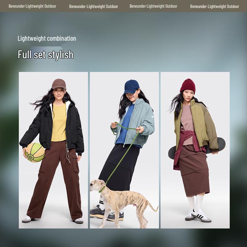 Beneunder Women's Air-Velvet Insulated Outdoor Jacket