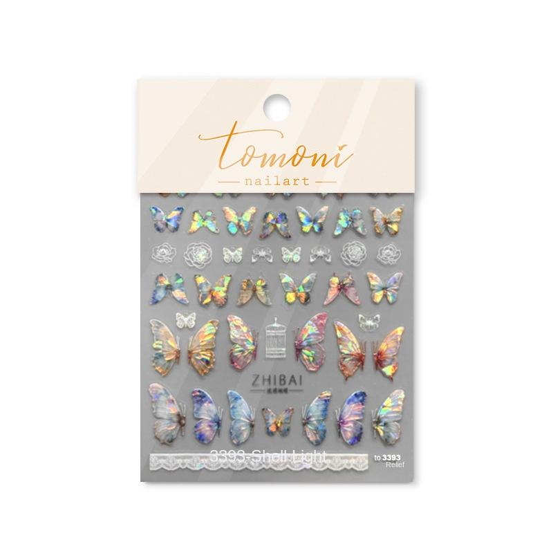 

Ракушка светло-розовая бабочка наклейка для ногтей своими руками изготовление креативных декоративных наклеек to3393