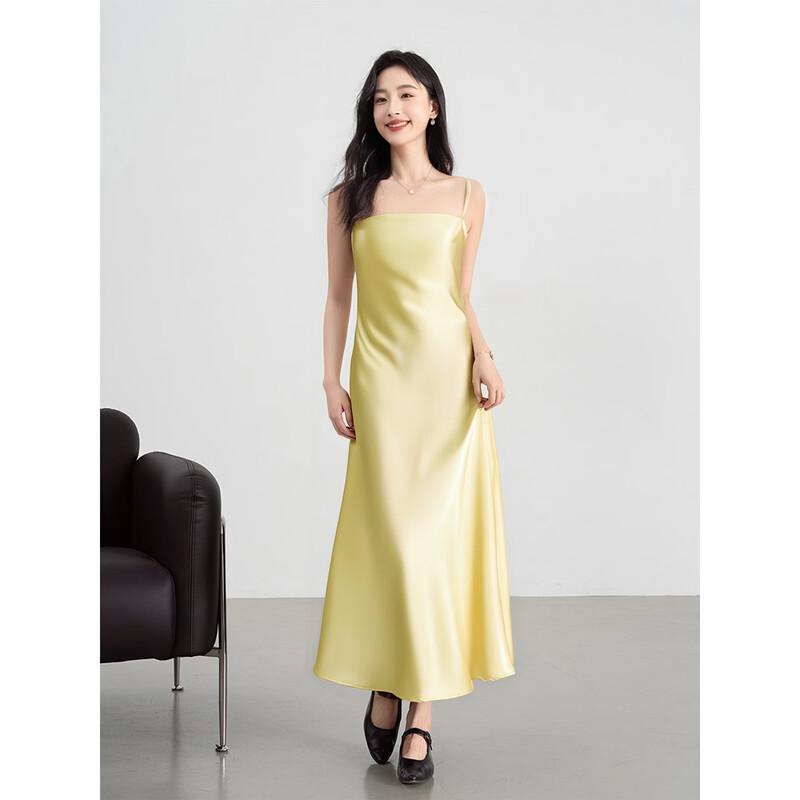 Women s Elegant Backless Camisole Dress M