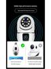 V380 Dual-Lens 360° Surveillance Camera: Home Wireless WiFi Monitor.
