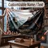 Abstract Personalized Theme Throw Blanket Custom Name Text Personalized Blanket Soft Cozy Blanket for Home Sofa Bed