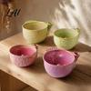 Kitchen Prep Colander Ceramic Berry Washing Bowl with Drainage Hole 360 Degree Self Basin for Vegetables Rinsing Fruit Rinse Bowl Fresh Vegetable